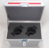 Red Pro Primes Lens (2 Position) Custom ATA Shipping Case - Interior View Base