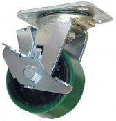 4 X 2 Polyurethane Caster, Swivel w/Brake