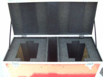 Twin Sharpy Lights Shipping Case with wheels