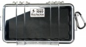 Pelican 1060 Micro Case - Black with Clear Lid