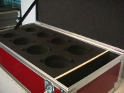 Large Lens Case with Multiple Positions and Compartment