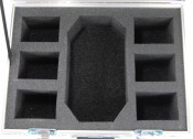 IDX Quick Charger VL-4S with 6 IDX Batteries Shipping Case - Interior