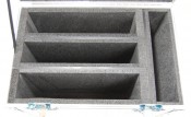 Litepanels LP-1x1 Lighting System 3 Compartment Shipping Case Interior View