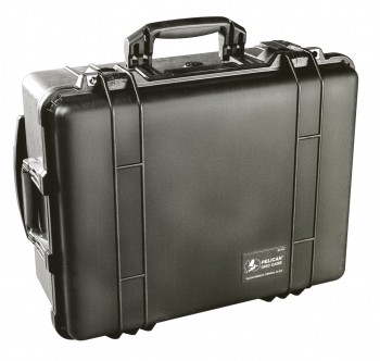 Pelican 1560 Case WITHOUT FOAM (BLACK)