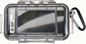 Pelican 1015 Micro Case-Clear Black