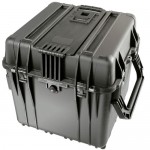 Pelican 0340 CUBE CASE - BLACK - FOAM - NO LOGO