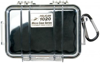 Pelican 1020 Micro Case-Clear Black